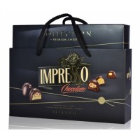 Набор шок. конфет Impresso Premium "черный" 424гр*4 шт Спартак